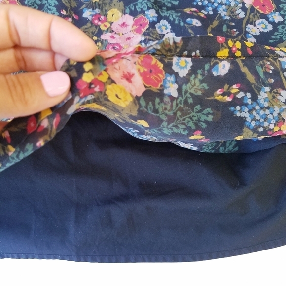 Madewell x No.6 | Silk Floral Ruffle Dress size 8 - Picture 8 of 14